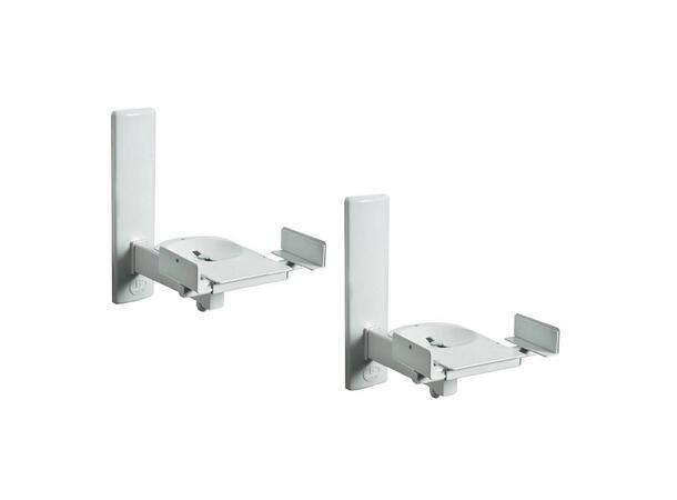 B-Tech BT77 høyttaler veggstativ hvit (par) hvit  (max25 kg) 