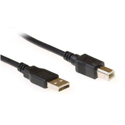 Kabel USB2  A-B - 3,0 m ACT A-B USB Kabel Svart