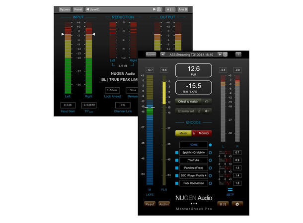 Nugen Audio Mastercheck Pro og  ISL 2st ´Må ha combo´ som løfter resultatet 
