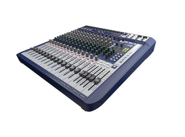 Soundcraft Signature 16 | 12 mik, 4xEQ 4 aux, Lexicon, USB