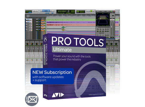 AVID Pro Tools | ULTIMATE 1 års LEIE Abonnement 1 år Uten iLok 
