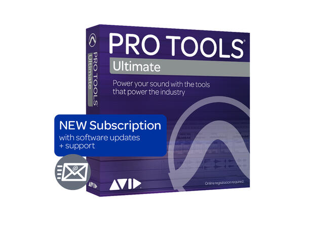 AVID Pro Tools | ULTIMATE 1 års LEIE Abonnement 1 år Uten iLok 