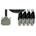 Cordial DB25-XLR-F kabel M-F  5,0m Multikabel DB 25 tascam pin-out- XLR Hun