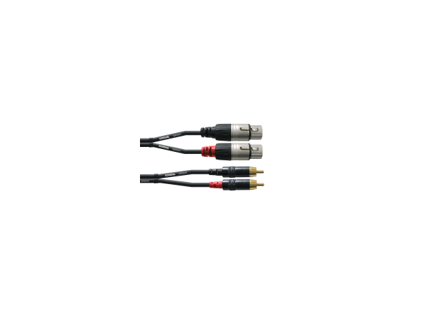Cordial RCA -XLR Dual kabel M-F 1,5 m RCA -XLR Dual kabel M-F 1,5 m