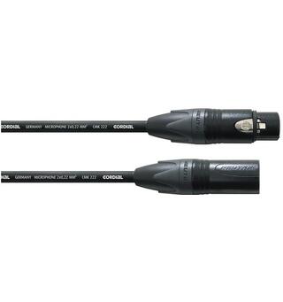 Cordial Select XLR kabel F-M  5,0m Balansert kabel, NEUTRIK-plugg