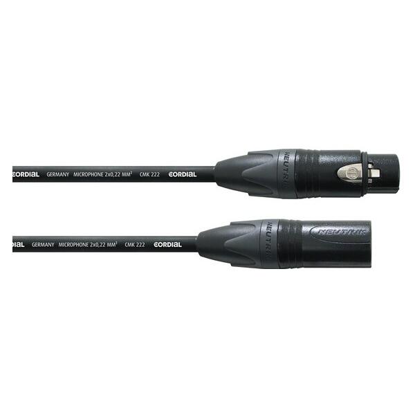 Cordial XLR kabel F-M  5,0m SELECT H&#248;ystandard, Proff Neutrikplugg