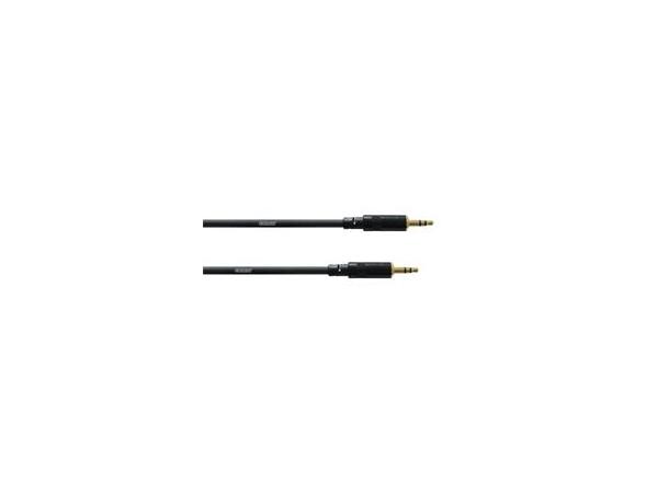 Cordial minijack kabel 3-pin M-M  3,0 m INTRO Stereo mini Jack han - han 