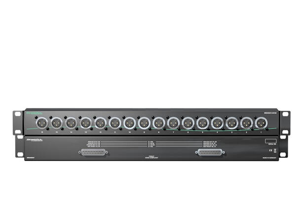 Direct Out BREAKOUT.AN16O Koblingsfelt rack 16 XLR M 