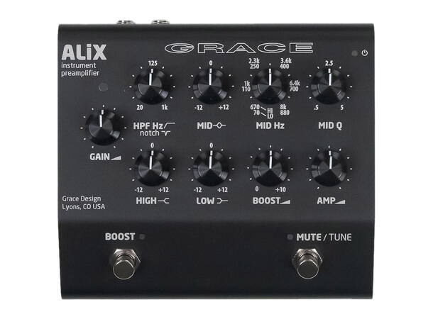 Grace Design ALiX Black instrument preamp 
