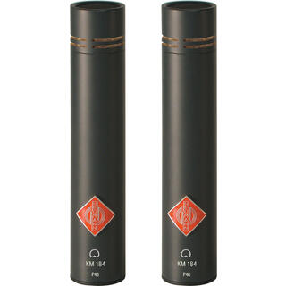 NEUMANN KM 184 mt Stereo Set black Cardioid microphones. Black. Stereo pair