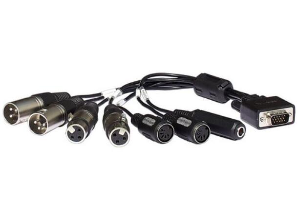 RME BabyFace Analog Breakout kabel XLR 15-pin D-sub to 4xXLR FM Analog, 2xMIDI