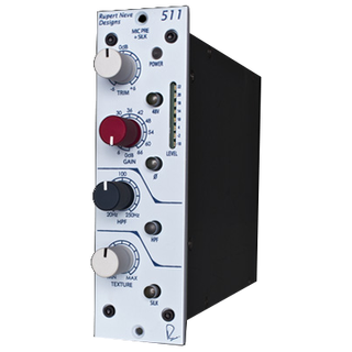 Rupert Neve 511 Mic Pre med Silk 500 Serie Micpre med trinnl&#248;s Silk