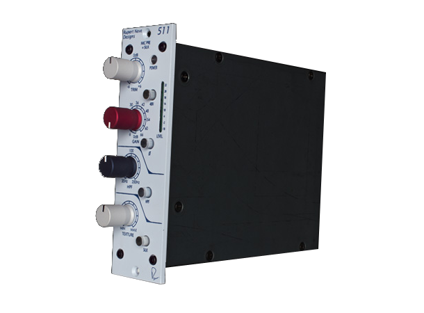 Rupert Neve 511 Mic Pre med Silk 500 Serie Micpre med trinnløs Silk 