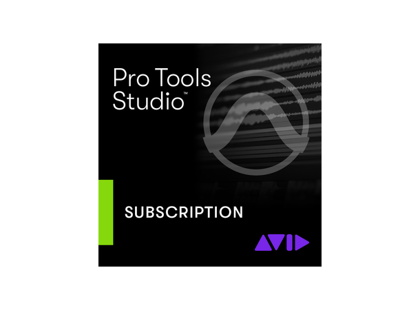 AVID Pro Tools STUDIOr Ny leie 1 år 1-Year Subscription NEW