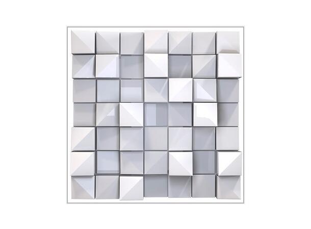 Artnovion Alps W Diffuser Gloss Hvit High End, Pakke med 1 panel 60x60cm