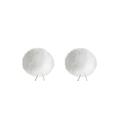 Bubblebee The Twin Windbubbles WH LAV Size 2, White 2 stk. Vindhette
