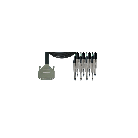 Cordial DB25-TRS kabel M-M  1,5m Multikabel DB 25 tascam pin-out- Jack 3p