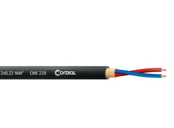 Cordial Essentials TRS Jack 0,6m Balansert kabel, 3-pin jack han til han 