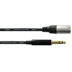 Cordial Essentials XLR M - TRS Jack 1,5m Balansert kabel, REAN-plugg