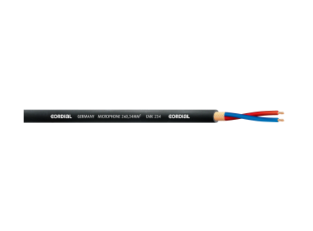 Cordial m kabel audio CMK 234 High Performance, (max 100m pr. trommel) 
