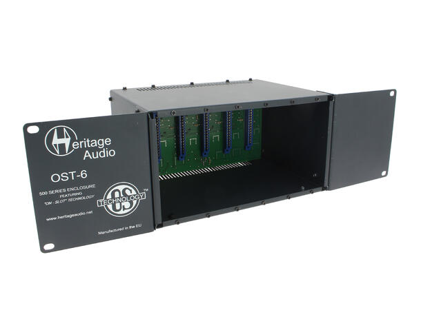 Heritage Audio OST6 500-Rack 6-slot 500 Serie rack, 6 slot, OST