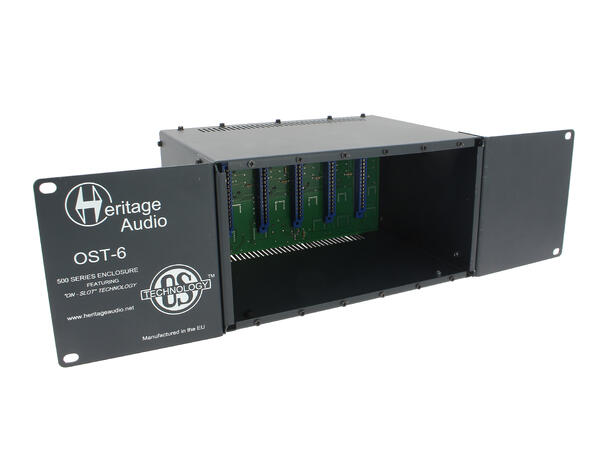 Heritage Audio OST6 500-Rack 6-slot 500 Serie rack, 6 slot, OST 