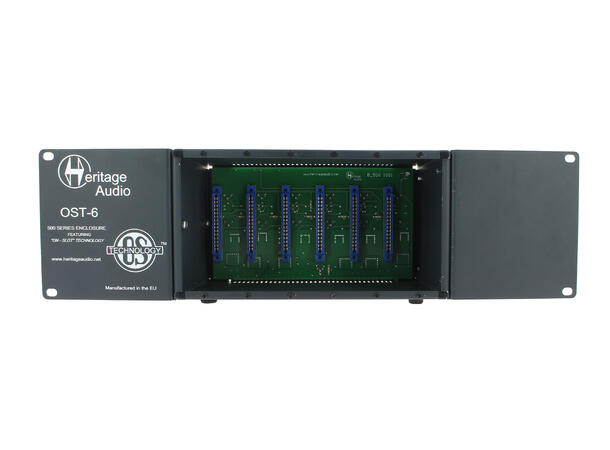 Heritage Audio OST6 500-Rack 6-slot 500 Serie rack, 6 slot, OST 