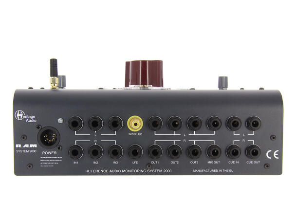 Heritage Audio RAM2000 3 x stereo Monitor Controller Desktop, Bluetooth, 