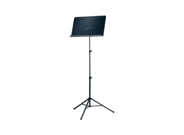 K&M 10068 Notestaatil svart plate alu School orchestra music stand - black 