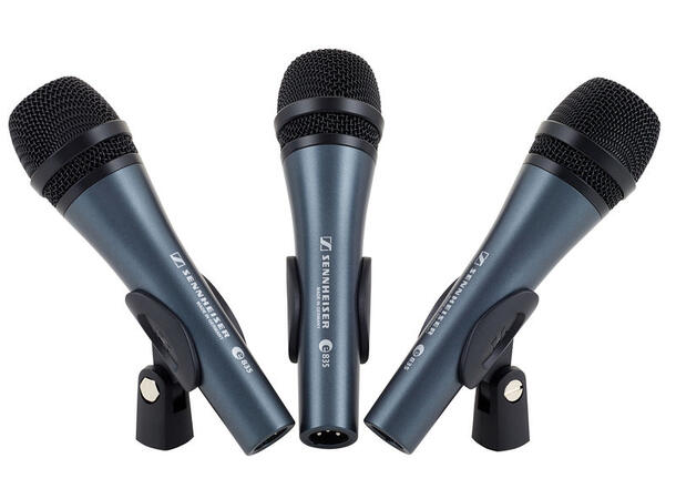 SENNHEISER e 835 3 pack 3 stk Cardioid dynamic microphone 
