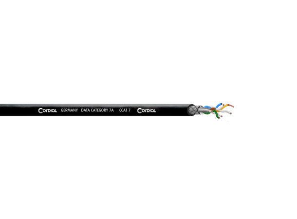 Cordial CAT7  kabel ETHERCON M-M 20m PEAK, fleksibel med flettet skjerm 