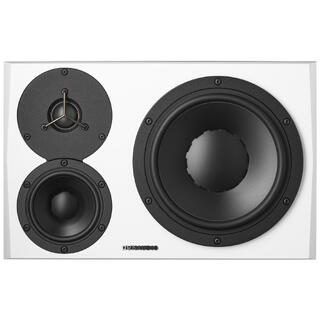 Dynaudio Pro LYD 48 Hvit front Venstre 32Hz-21kHz, 2x50W H/MF + 80W LF Class-D