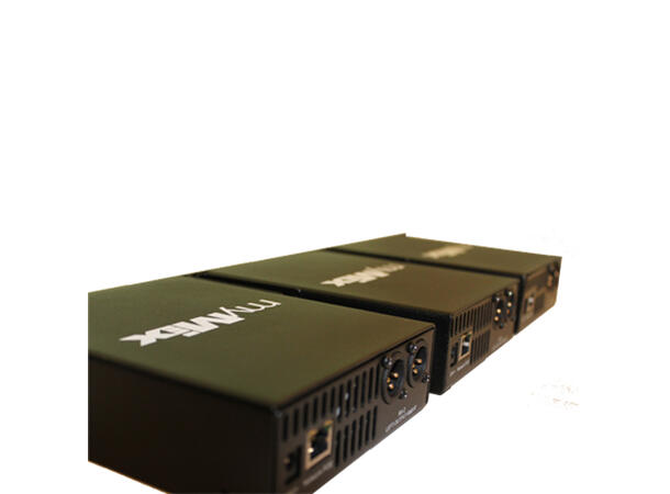 MyMix RX-2 Lokal rackmikser 2 XLR linje ut, nettverk 