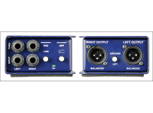 Radial J48 stereo Premium Stereo Active DI 