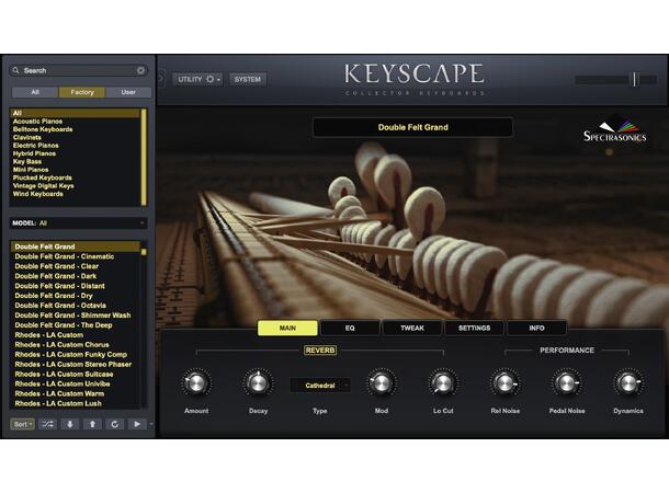 Spectrasonics Keyscape - fullversjon Virtuelt instrument