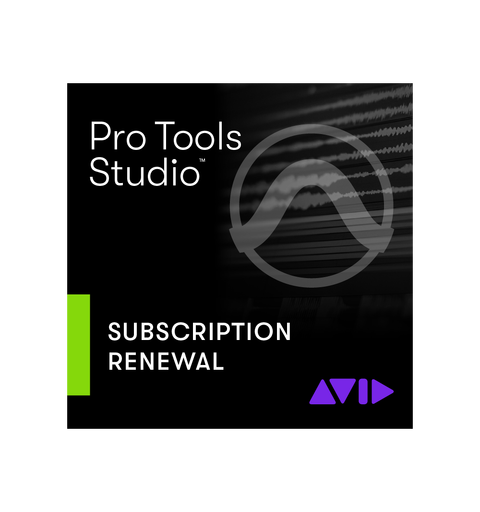 AVID Pro Tools STUDIO Leiefornyelse 1 år Annual Paid Subscription - RENEWAL