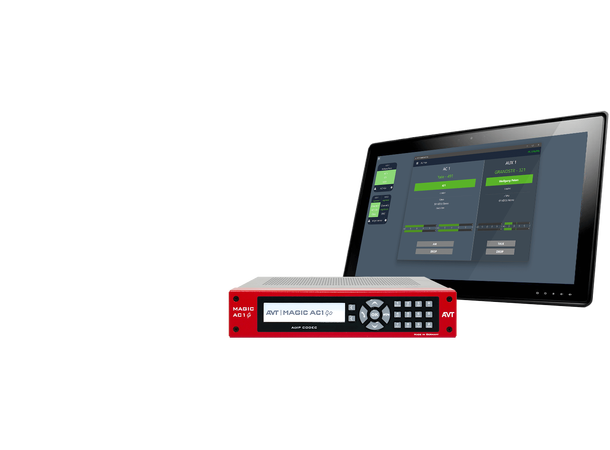 AVT MAGIC AC1 Go Audio Codec Stereo AES67-DANTE-RAVENNA-LIVEW 