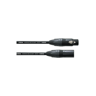 Cordial XLR kabel F-M  6,0m SELECT H&#248;ystandard, prof. Neutrikplugg