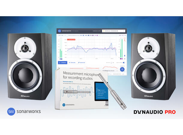 Dynaudio Pro BM5mkIII, Sonarworks Bundle Monitorpakke med romkorreksjon*