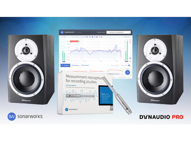 Dynaudio Pro BM5mkIII, Sonarworks Bundle Monitorpakke med romkorreksjon* 