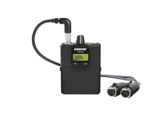 Shure PSM900 Wired Bodypack Monitoring Monitoring System med kabling 