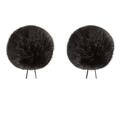 Bubblebee The Twin Windbubbles BK LAV Size 4, Black 2 stk. Vindhette