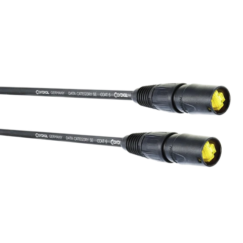 Cordial CAT5 kabel ETHERCON M-M 10m PEAK, fleksibel med flettet skjerm