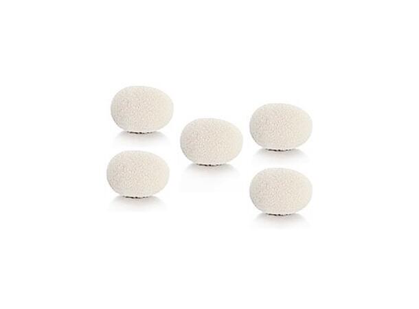 DPA DUA0566 Miniature Foam Windscreen White, 5 pcs 