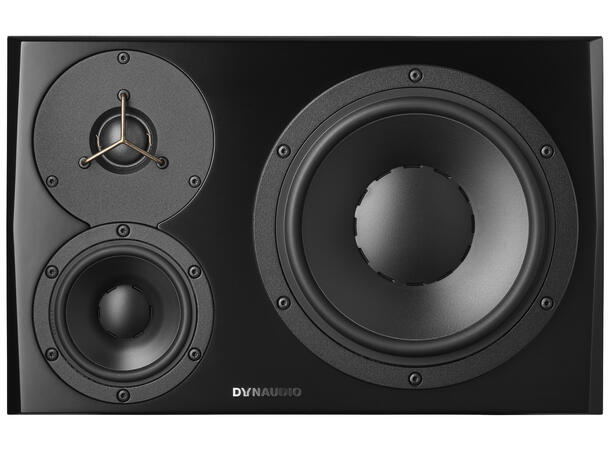 Dynaudio Pro LYD 48 Svart Venstre 32Hz-21kHz, 2x50W H/MF + 80W LF Class-D 