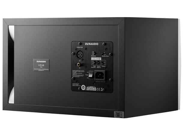 Dynaudio Pro LYD 48 hvit - (2 stk, L+R) 32Hz-21kHz, 2x50W H/MF + 80W LF Class-D 