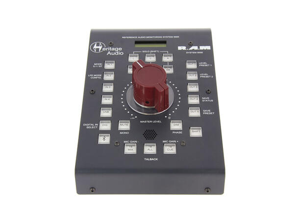 Heritage Audio RAM5000 1 x5.1/ 5x Stereo Monitor Controller suround, Bluetooth, 