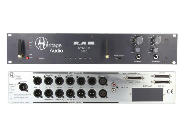 Heritage Audio RAM5000 1 x5.1/ 5x Stereo Monitor Controller suround, Bluetooth,