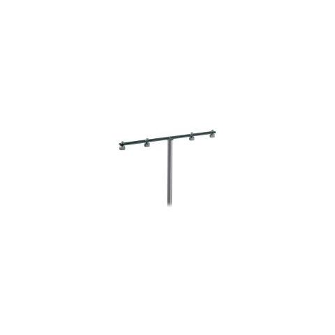 K&amp;M 236 Festeskinne for 4 mikrofoner Skinne for fire mikrofoner