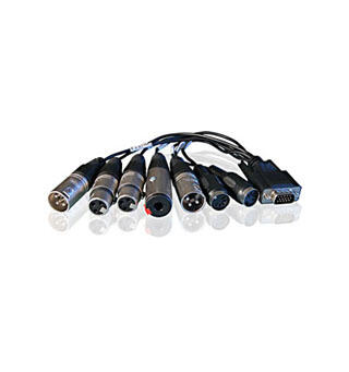 RME kabel 15-pin D-sub to 4 x XLR Analog 2x MIDI, 1x HP for HDSP 9632 + HDSPe AIO